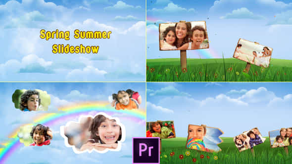 Spring Summer Slide Show Premiere Pro - VideoHive 26488932