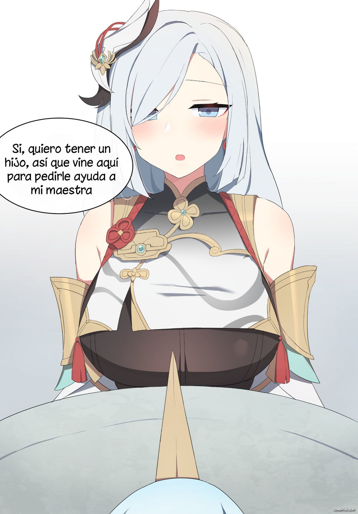 Shenhe (Genshin Impact) xxx comics manga porno doujin hentai español sexo 