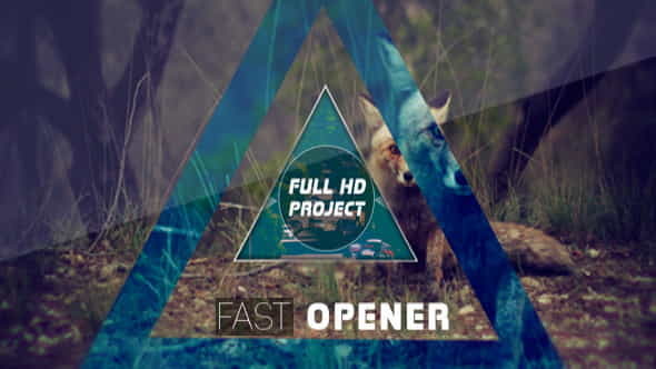 Fast Glitch Opener - VideoHive 11733936