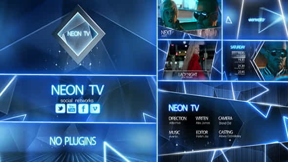 Neon TV Broadcast Package - VideoHive 12318357