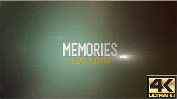 Memories Elegant Slideshow - VideoHive 12157561