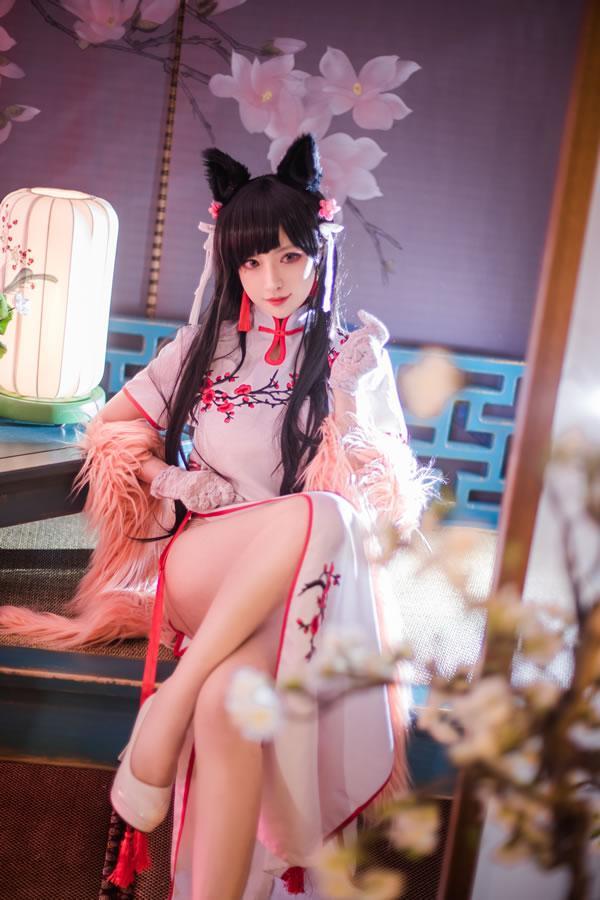 高颜值coser Shika小鹿鹿-爱宕旗袍(3)