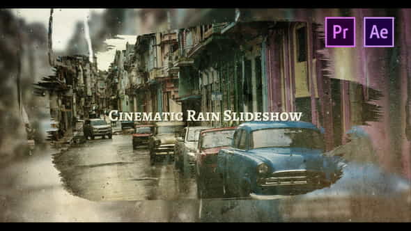 Cinematic Rain Slideshow - VideoHive 26301491