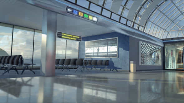 Airport Gallery Package - VideoHive 19316246