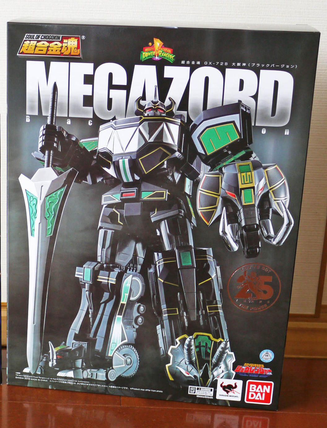 Soul Of Chogokin - GX-72B Megazord Black Version (Bandai) OmuKvzJJ_o