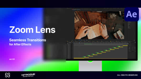 Zoom Lens Transitions Vol 03 - VideoHive 49968555