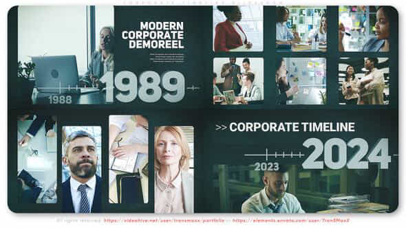 Corporate Timeline Slideshow - VideoHive 52380054