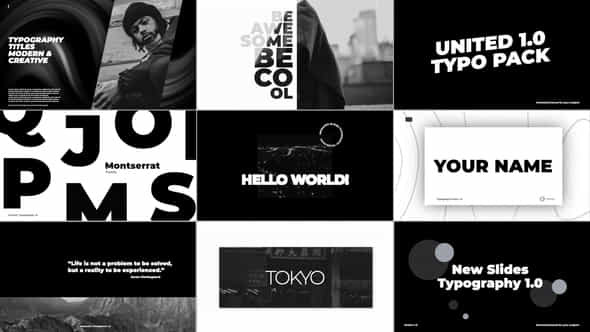 Typography Titles - VideoHive 33790839