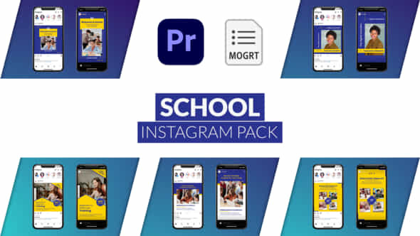 School Instagram Pack - VideoHive 37550829