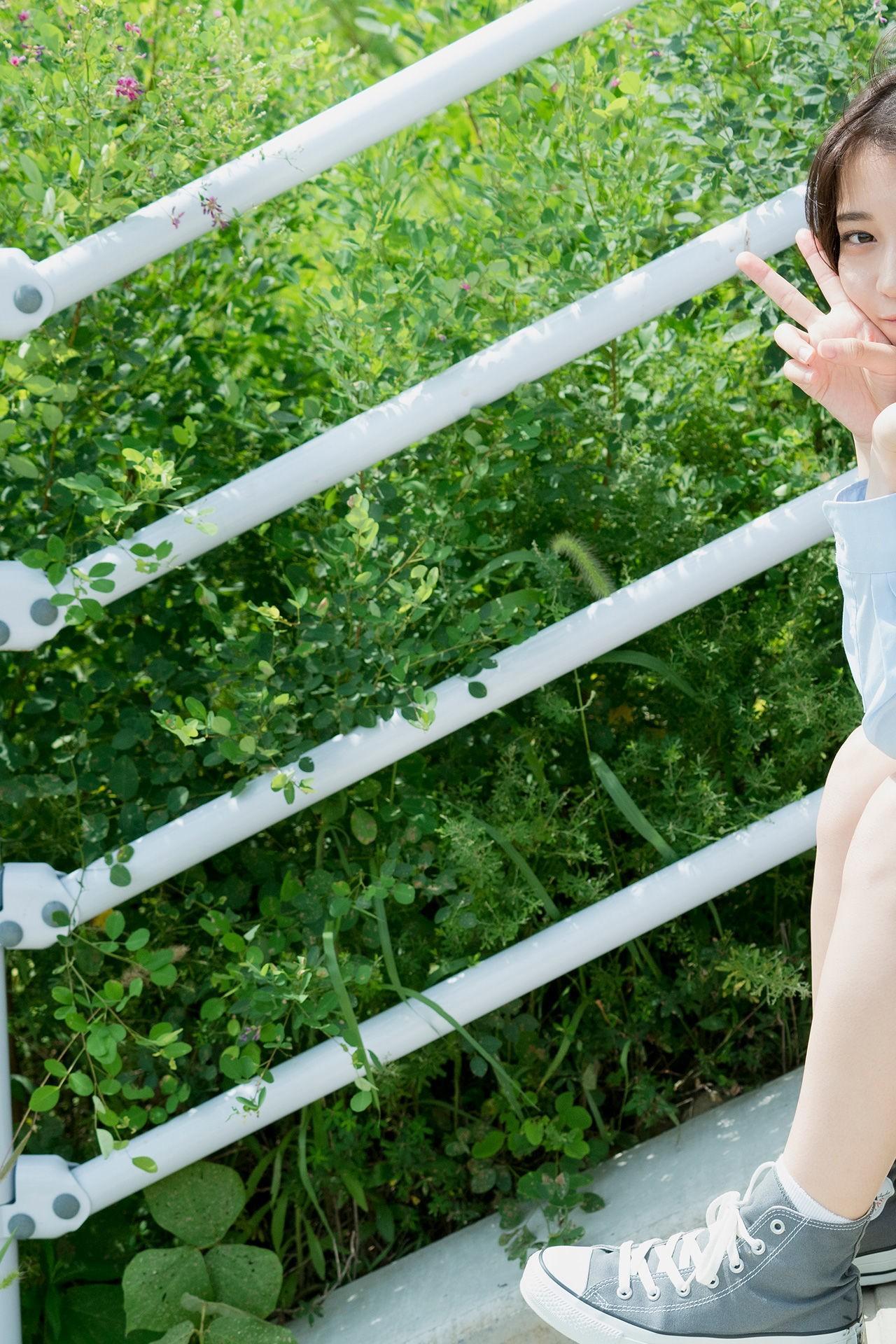 Nanako Kurosaki 黒嵜菜々子, FLASHデジタル写真集　「青春しよっか～夏の思い出編～」 Set.01(4)