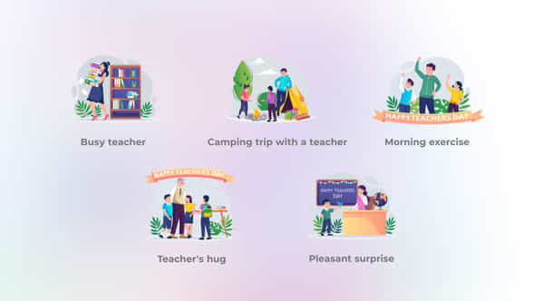 Teachers Hug - VideoHive 47895355