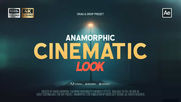 Anamorphic Cinematic Look - VideoHive 54591266