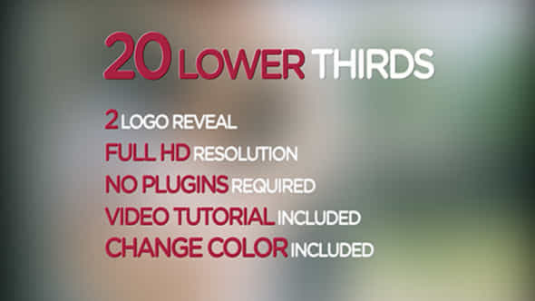 Simply Lower Thirds - VideoHive 13020525