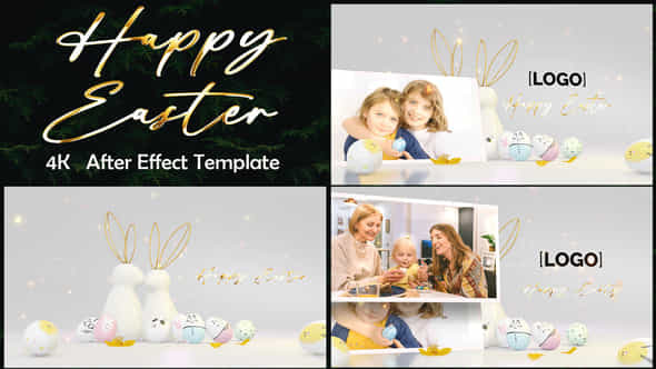 Happy Easter with - VideoHive 44702171