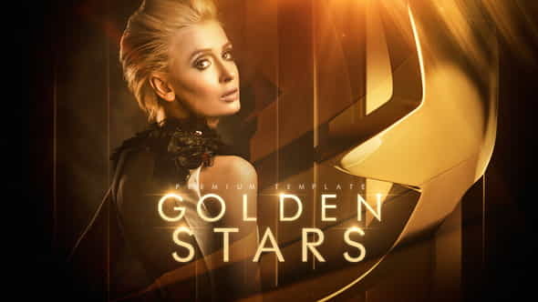 Golden Stars - VideoHive 23362521