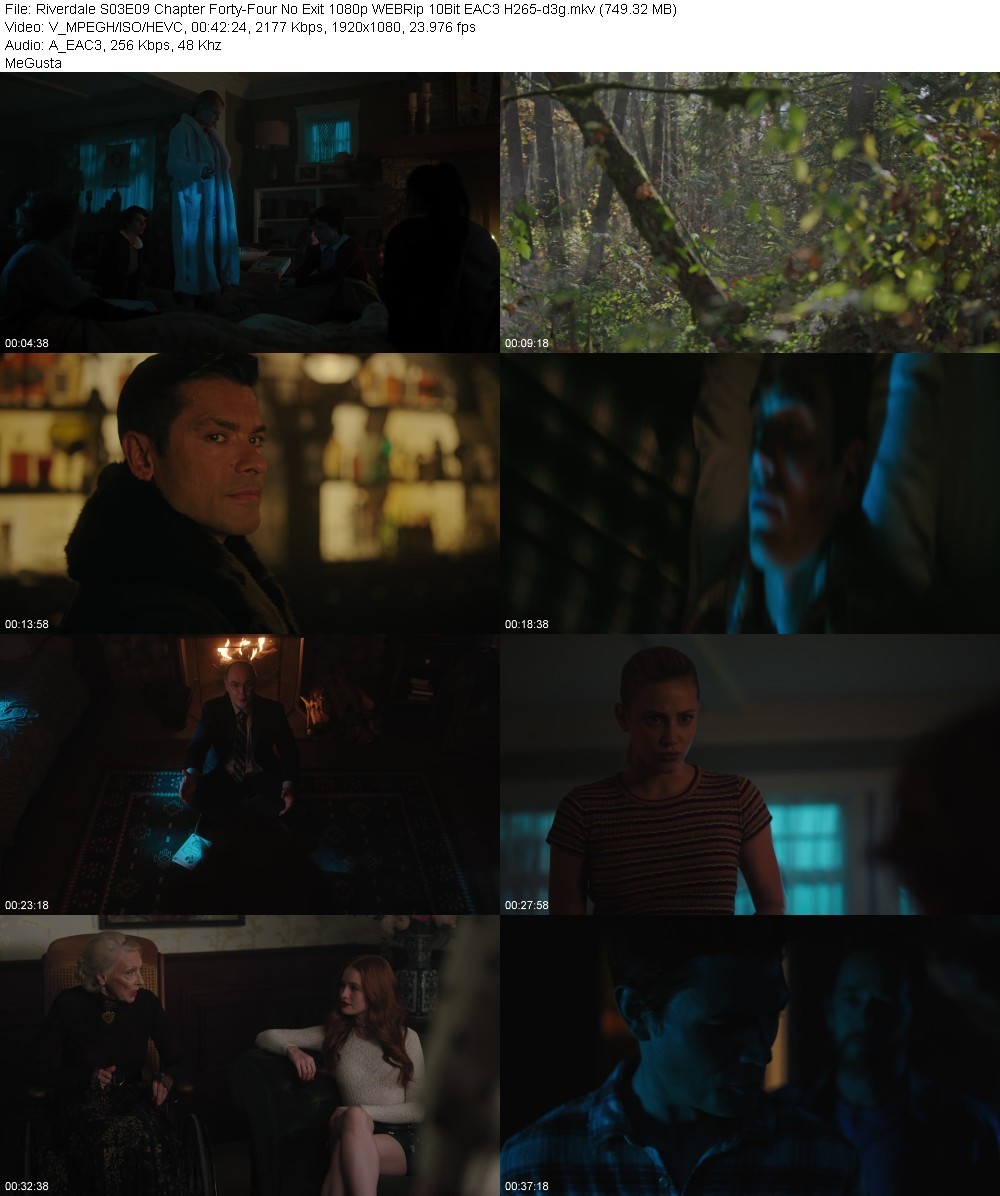 Riverdale S03E09 Chapter Forty-Four No Exit 1080p WEBRip 10Bit EAC3 H265-d3g