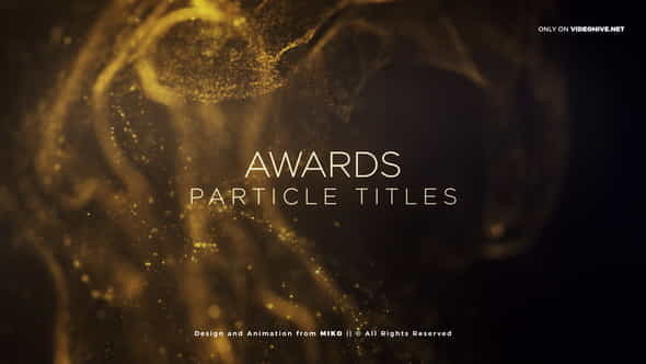 Awards Particles Titles - VideoHive 23382498