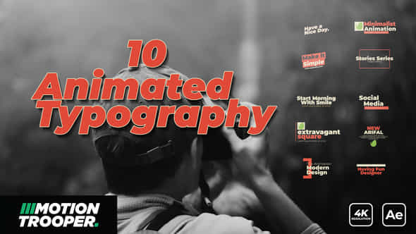 Animated Typography - VideoHive 49909417