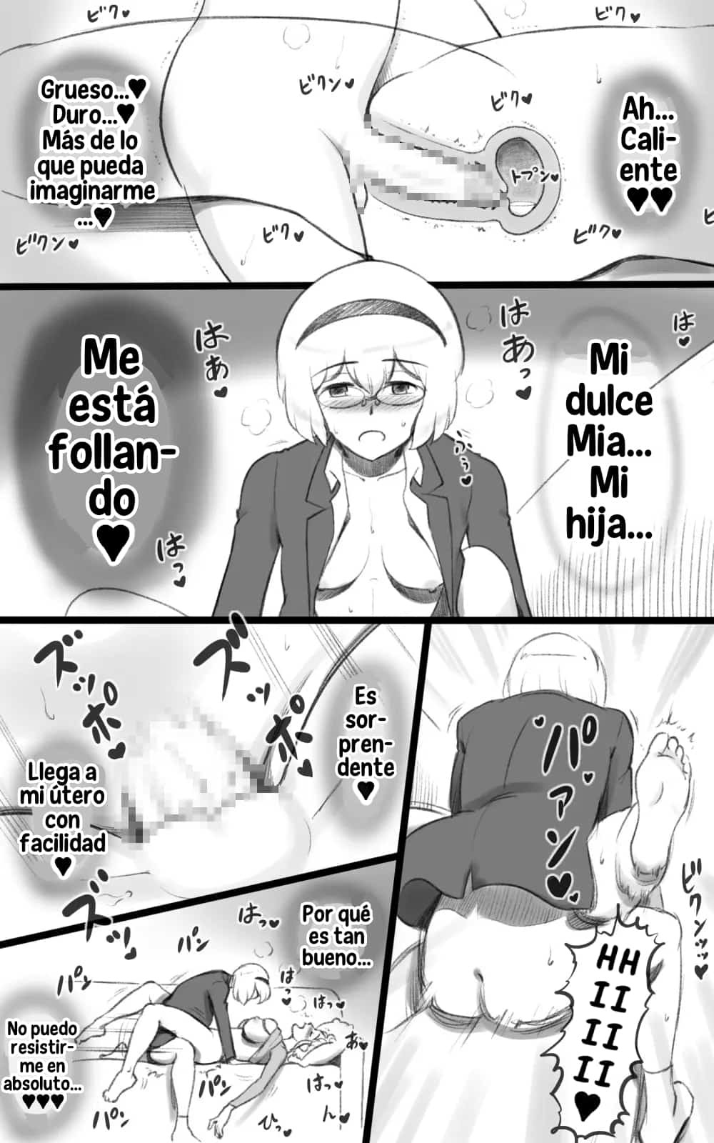[pink-noise (Mizuiro Megane)] Futakoi ~Futanari Musume wa Mama ni Koi o Suru~ [Spanish]