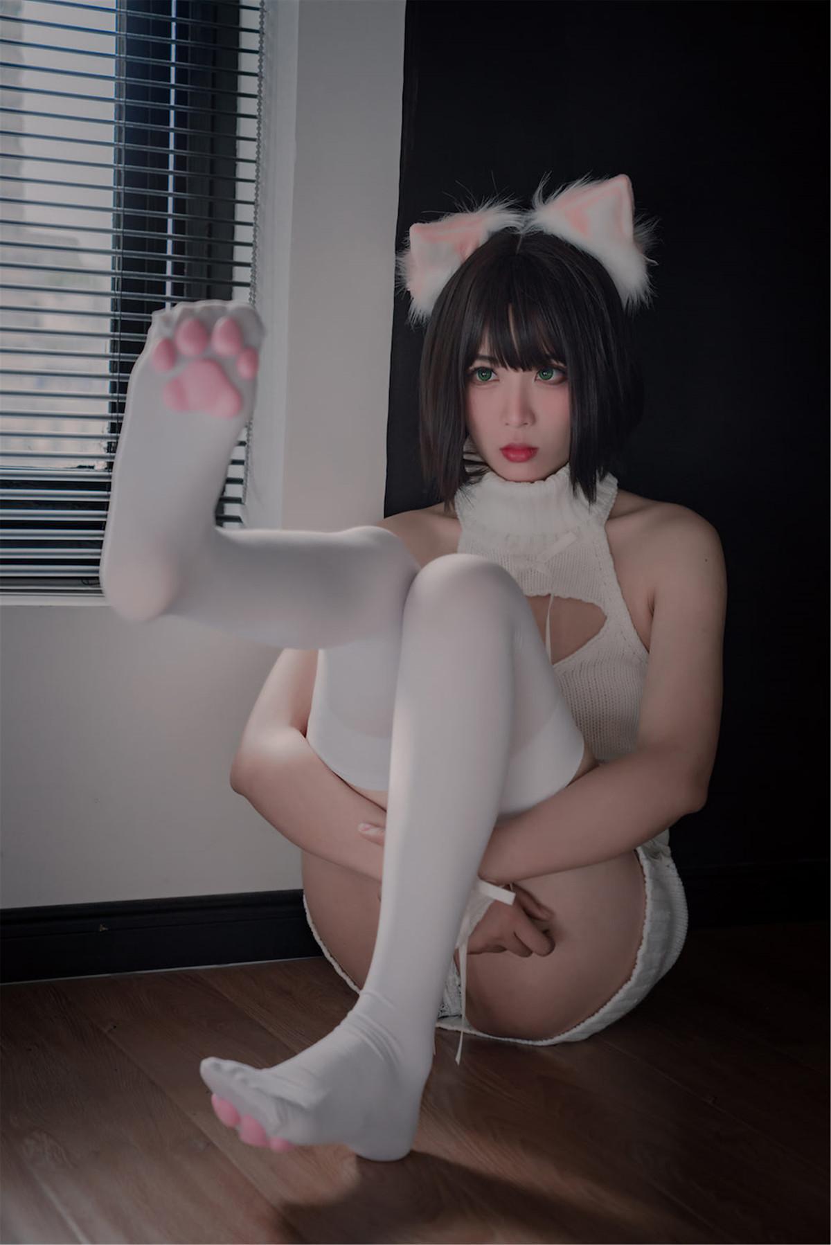 Cosplay 轩萧学姐 猫爪袜(18)