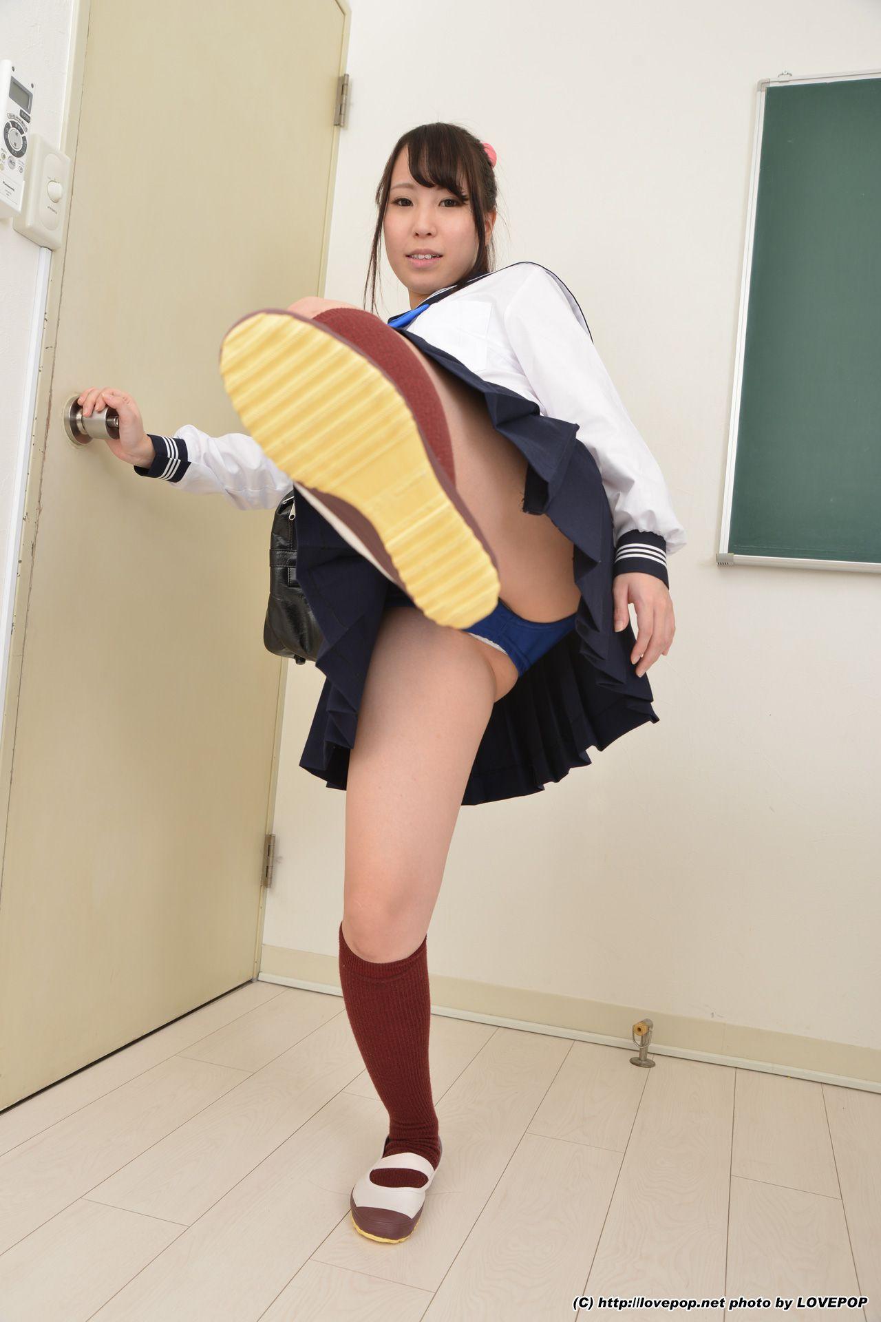 Kaoru Majima 真島かおる 学生制服 Set3 [LovePop] 写真集(10)