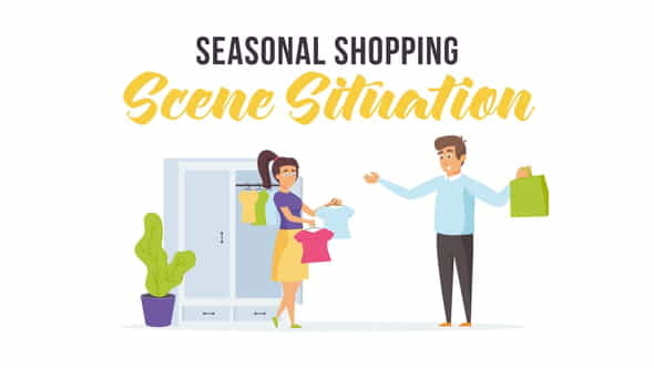 Seasonal shopping - Scene Situation - VideoHive 28256325
