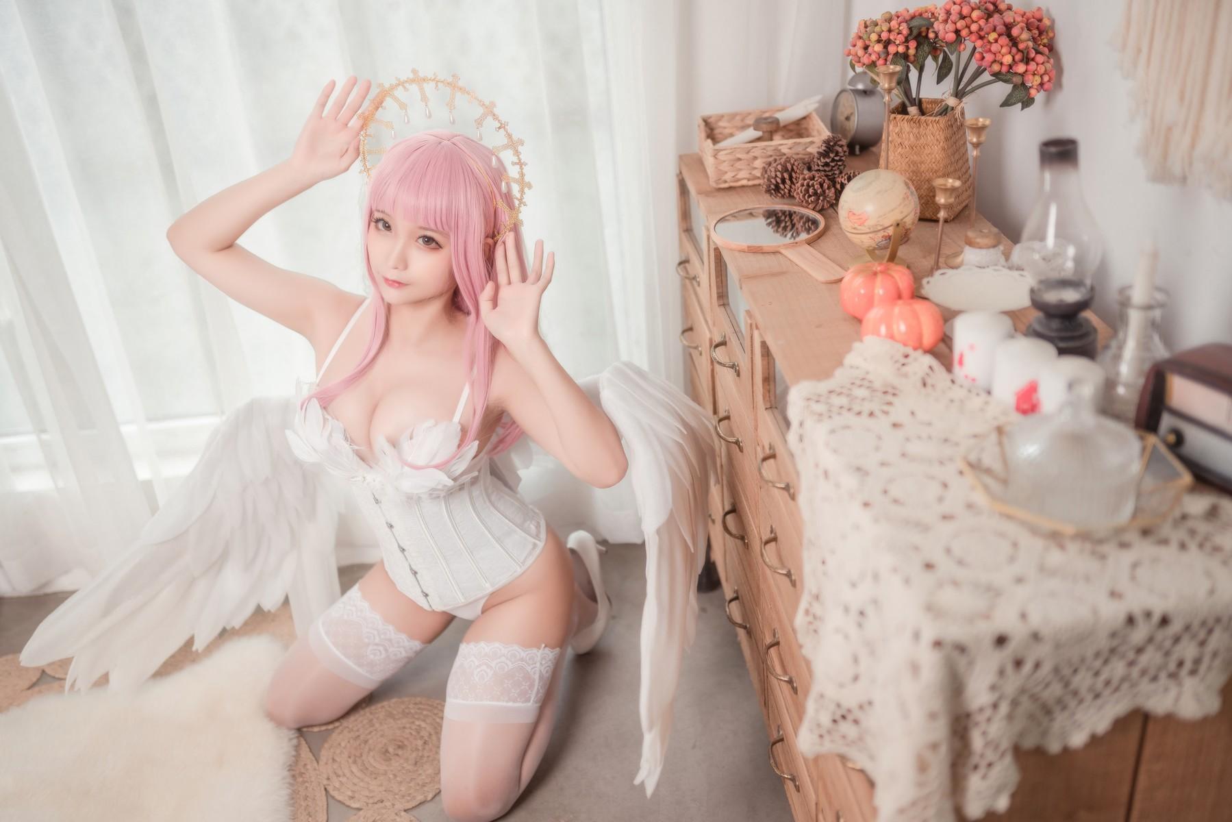 Cosplay 蠢沫沫 Chunmomo 沫沫真爱版 天使本-光天使(4)