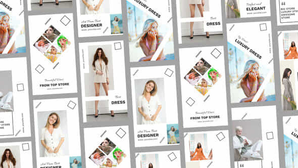 Modern Dress Instagram - VideoHive 33129008