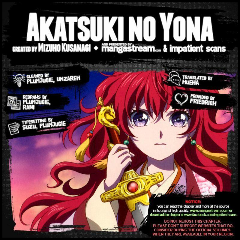 Akatsuki no Yona Chap 166 . Next Chap Chap 167