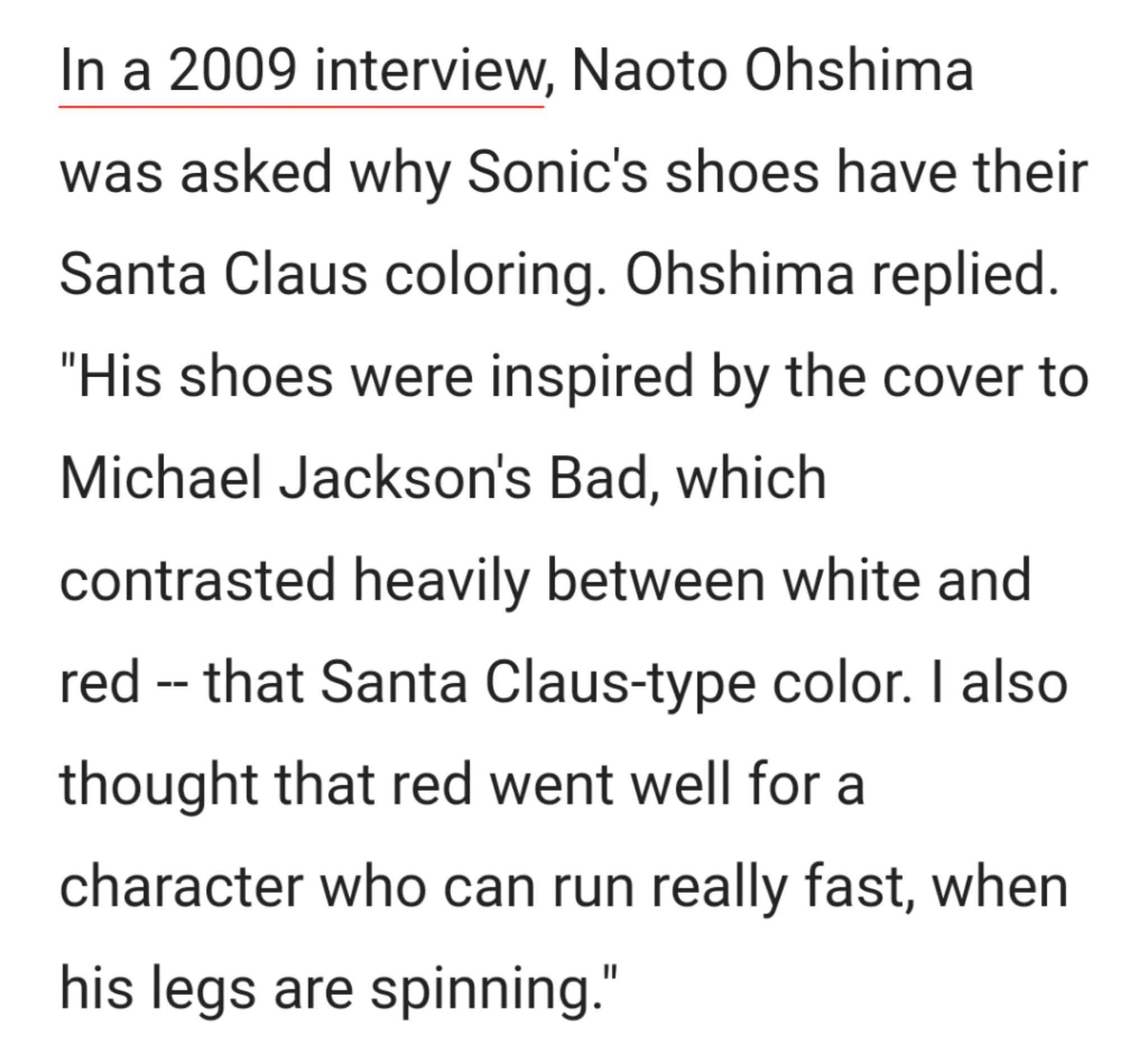 O criador do Sonic meio que confirmou que Michael Jackson ajudou