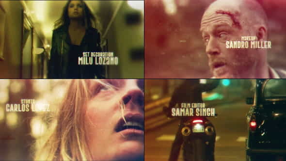 Grunge Movie Title Sequence - VideoHive 20063864
