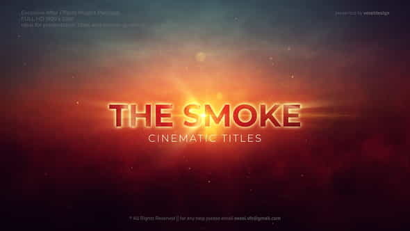 The Smoke Cinematic Titles - VideoHive 35488910