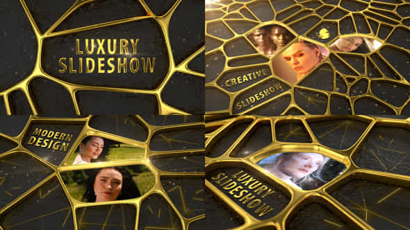 3d Luxury Golden - VideoHive 43968995