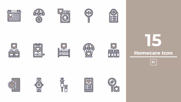 Homecare Icon Premiere Pro - VideoHive 50310819