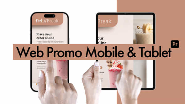 Web Promo Mobile Tablet For Premiere Pro - VideoHive 50447326