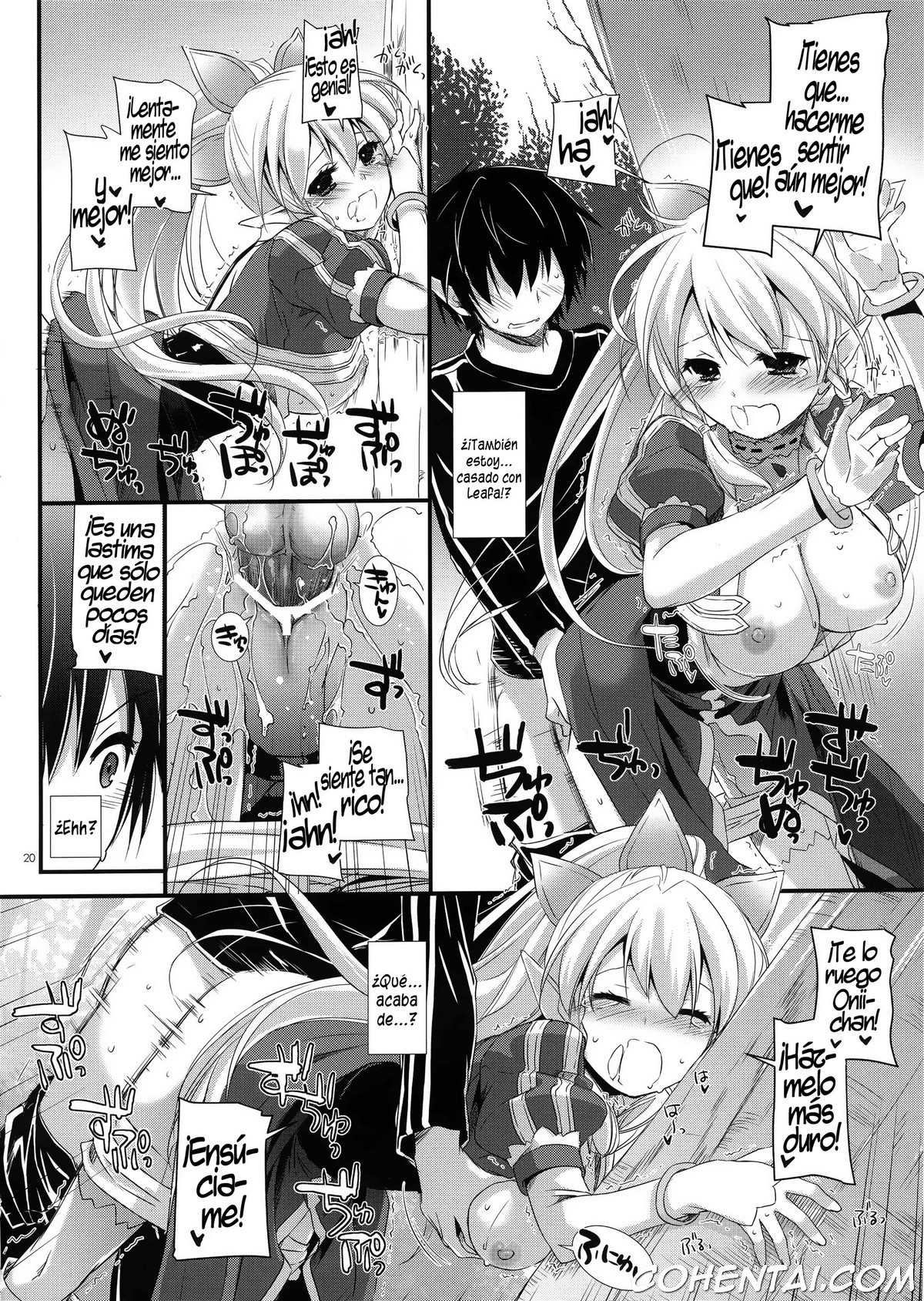 D.L. action 72 (Sword Art Online) xxx comics manga porno doujin hentai español sexo 