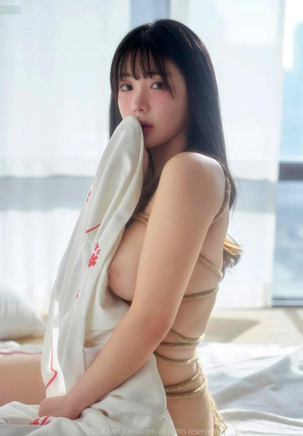 长发美女Wuyo室内SM绳艺无圣光写真(13)