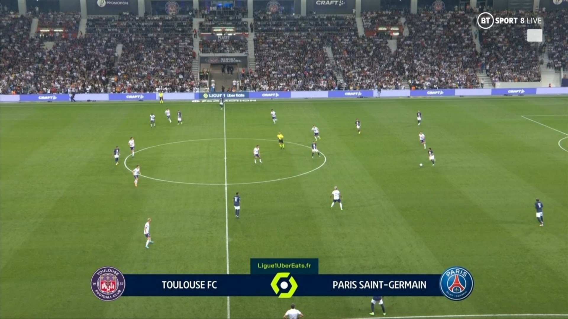 Ligue 1 22/23 - Matchday 5 - Toulouse FC vs Paris Saint-Germain - 31/08/202...