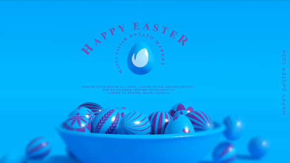 Happy Easter Logo - VideoHive 50572769