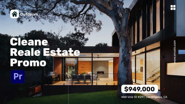 Clean Real Estate Promo For Premiere Pro - VideoHive 39651232