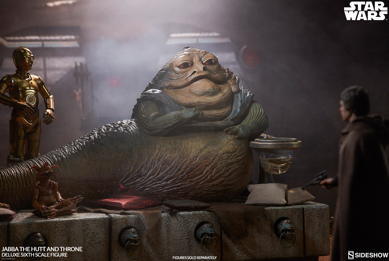 Star Wars Episode VI : Jabba the Hutt and throne - Deluxe Figure (Sideshow) Uzd1jXWD_o