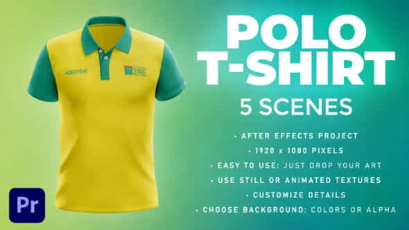 Polo T-shirt - 5 Scenes - VideoHive 33877905