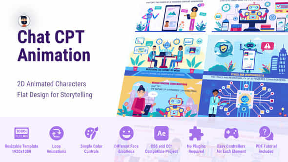 Artificial Intelligence Chatgpt Ai Chatbot - VideoHive 53451100