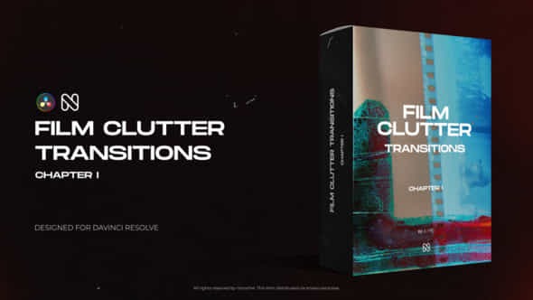 Film Clutter Transitions For Davinci Resolve - VideoHive 50951141