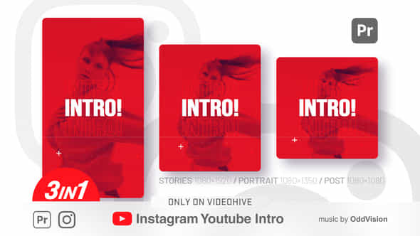 Instagram youtube intro - VideoHive 38419021