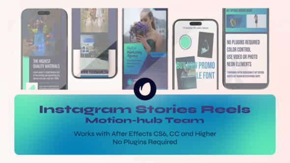 Social Media Instagram Vertical Stories Mogrt - VideoHive 51915406
