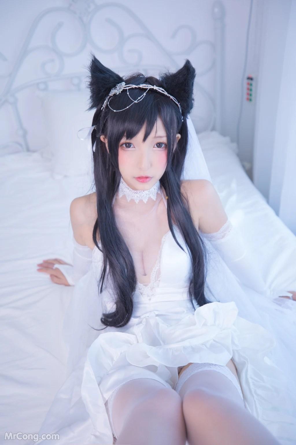 Coser@神楽坂真冬 Vol.044: 电子相册-明日の花嫁 (150 photos)