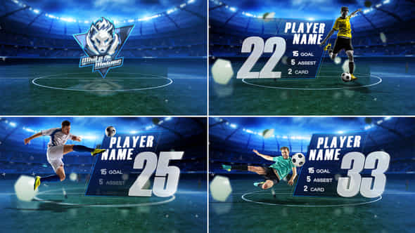 Soccer Players - VideoHive 47757542