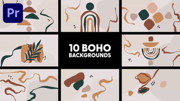 Boho Backgrounds - VideoHive 44254220