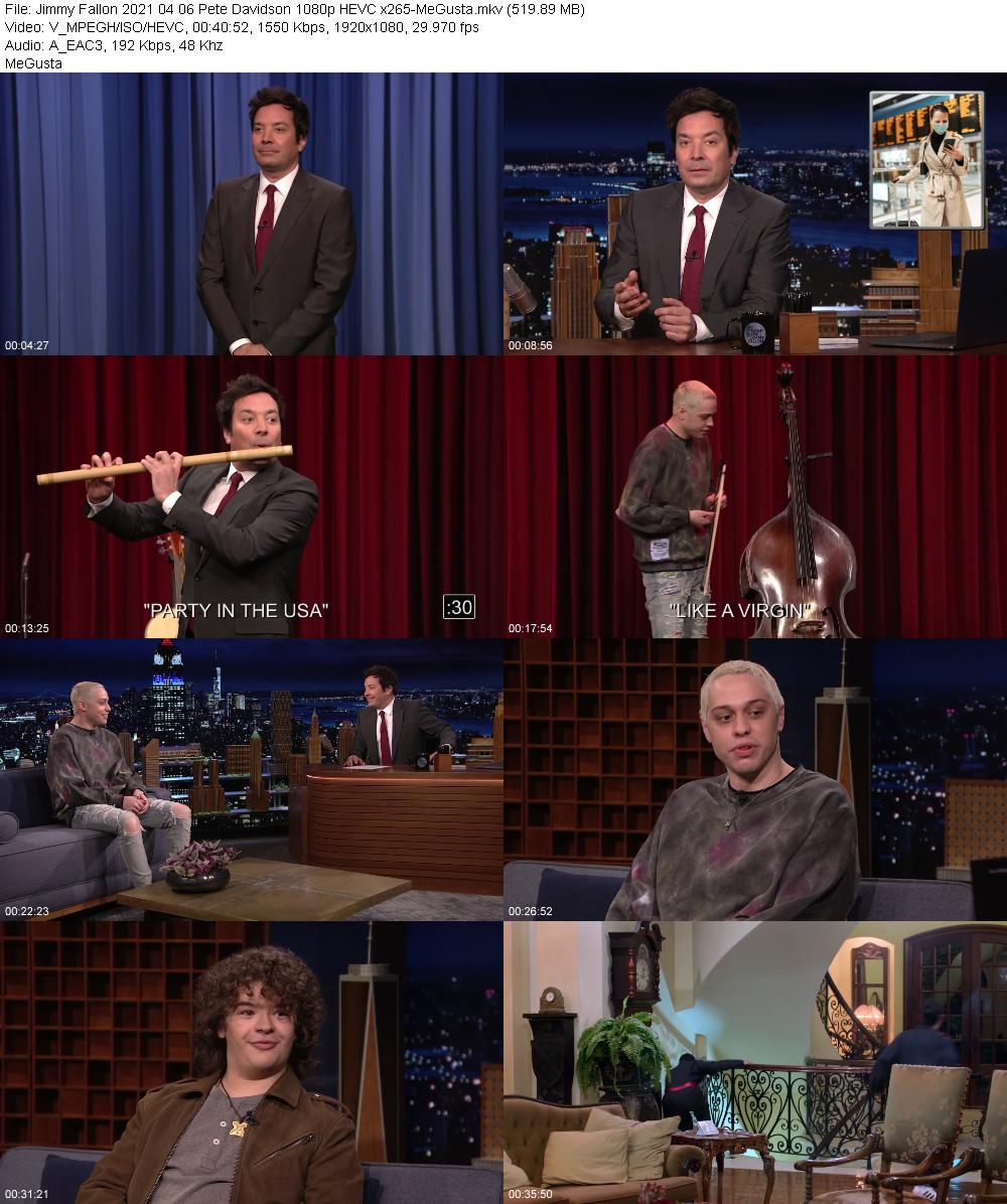 Jimmy Fallon 2021 04 06 Pete Davidson 1080p HEVC x265